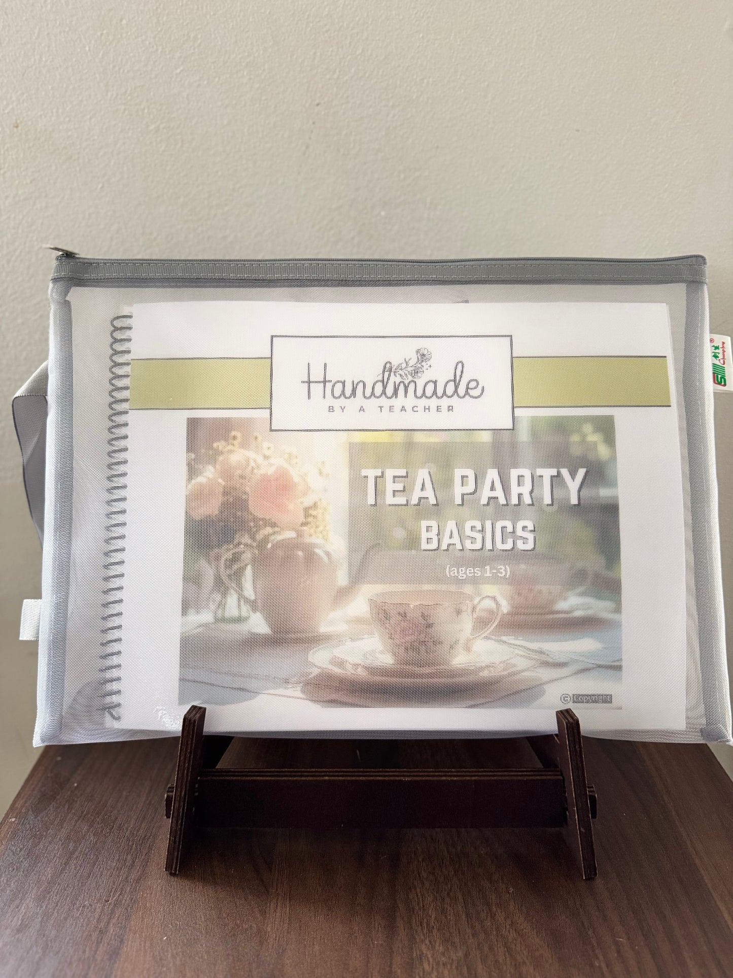 Tea Party Basics Montessori Busy Book (ages 1-3)