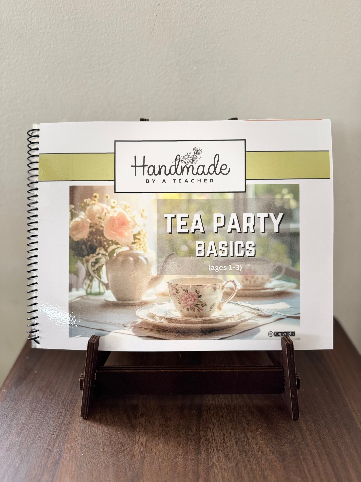 Tea Party Basics Montessori Busy Book (ages 1-3)