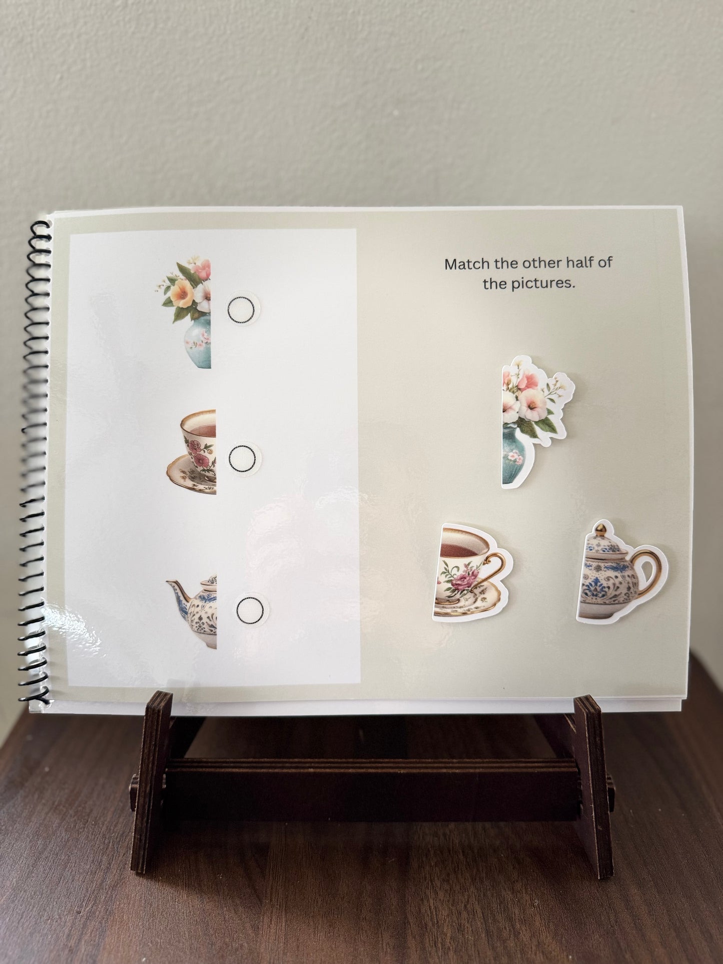 Tea Party Basics Montessori Busy Book (ages 1-3)