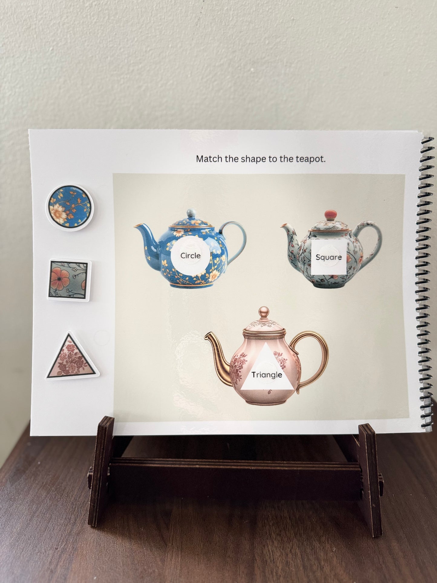 Tea Party Basics Montessori Busy Book (ages 1-3)