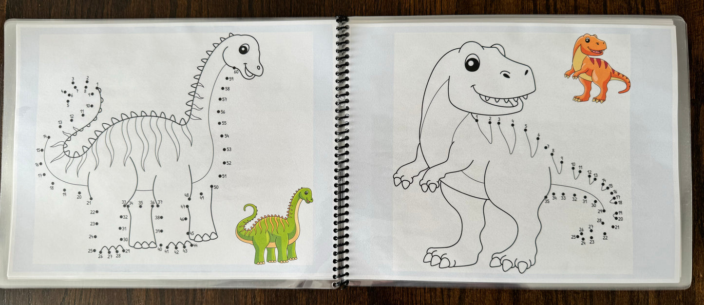 (ages 4-6) Dinosaur Busy Book