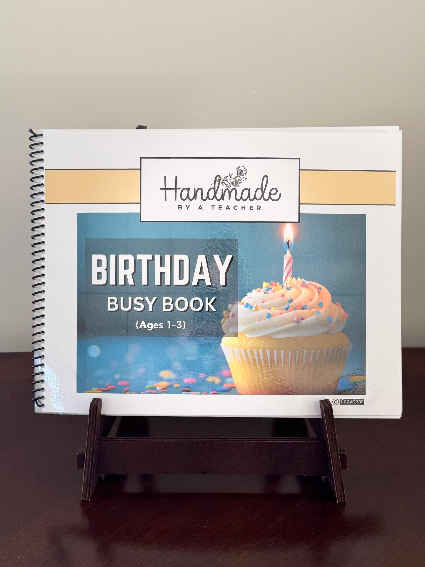 Birthday Busy Book (Personalized)