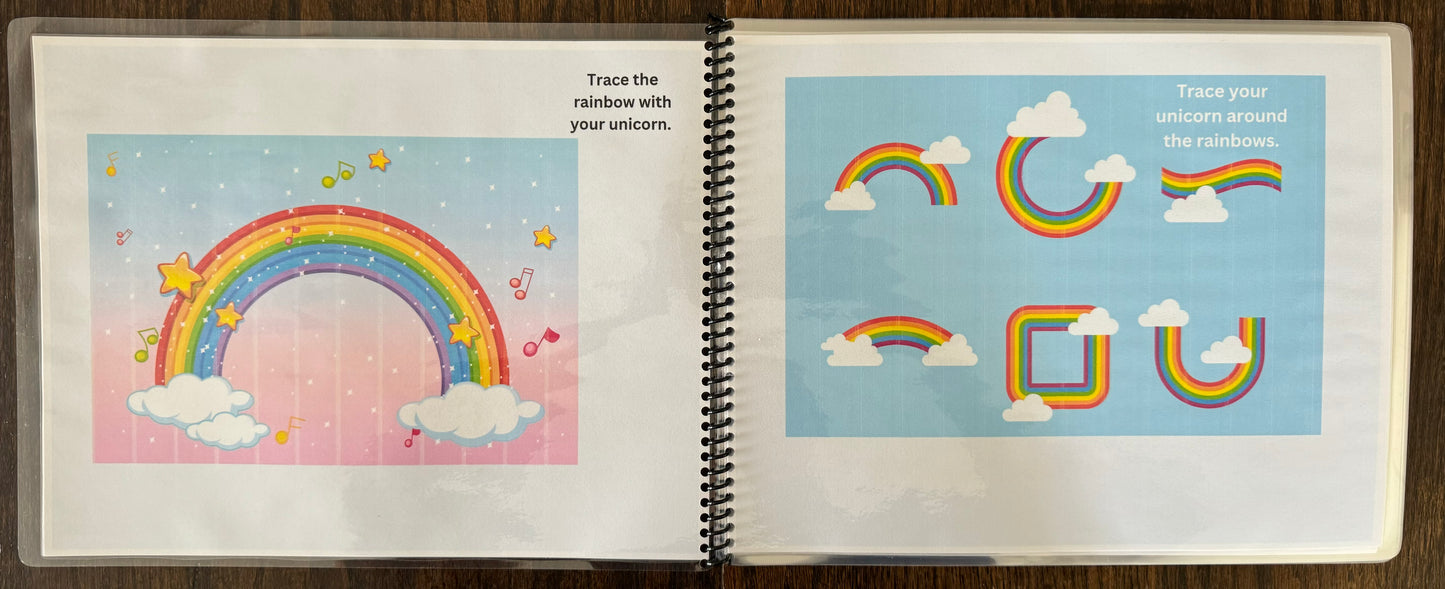 (ages 3-6) Unicorn Busy Book