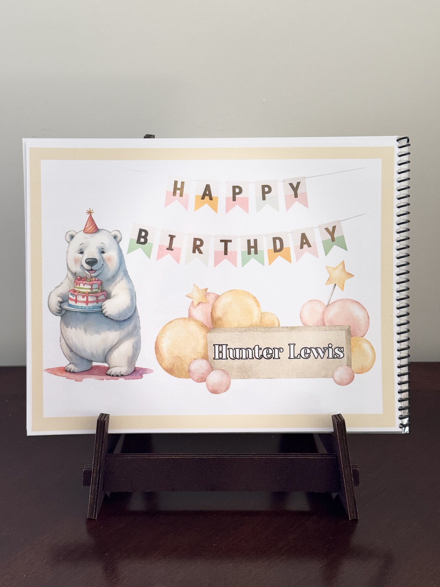 Birthday Busy Book (Personalized)