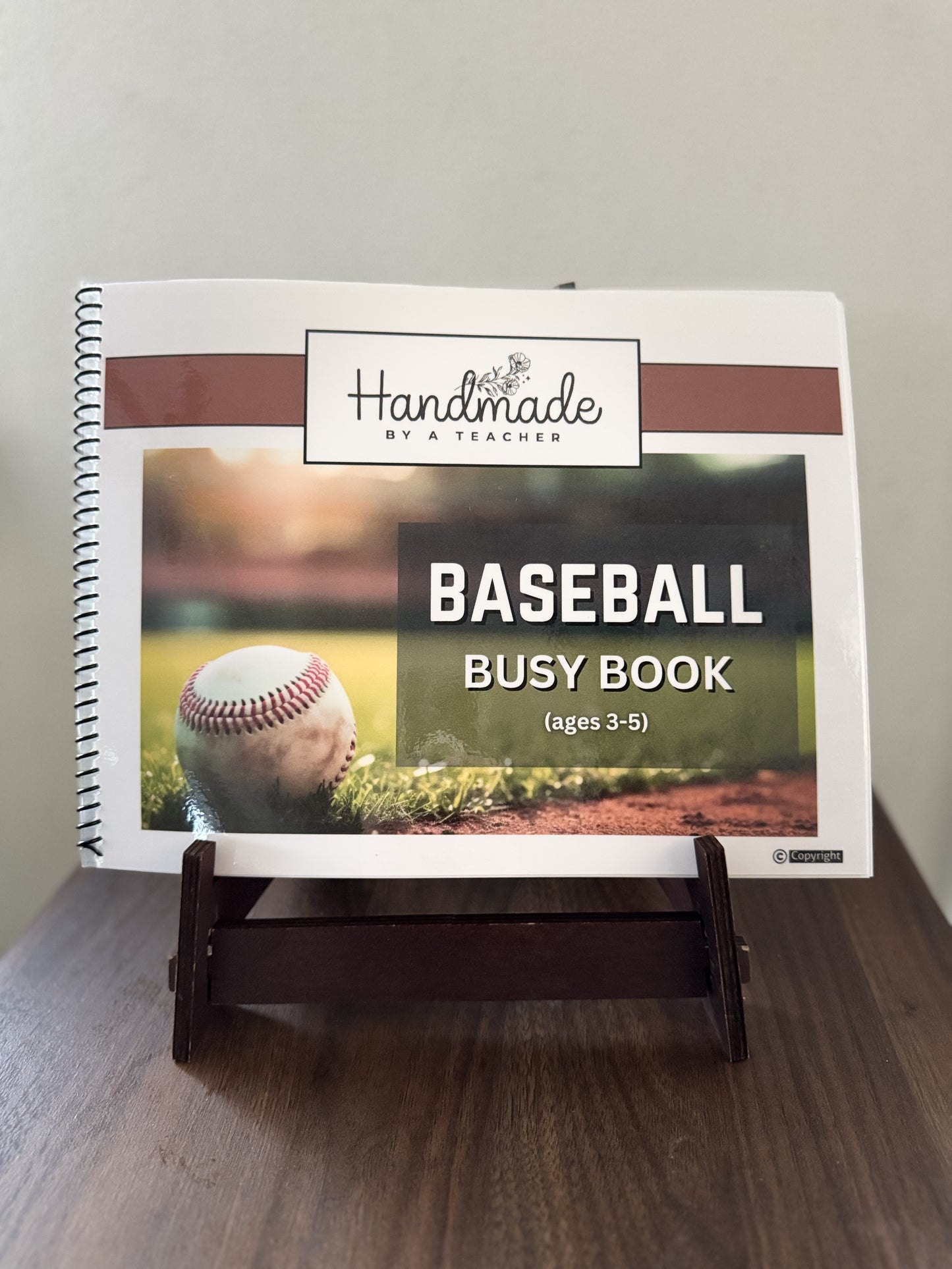 Baseball Busy Book (ages 3-5)