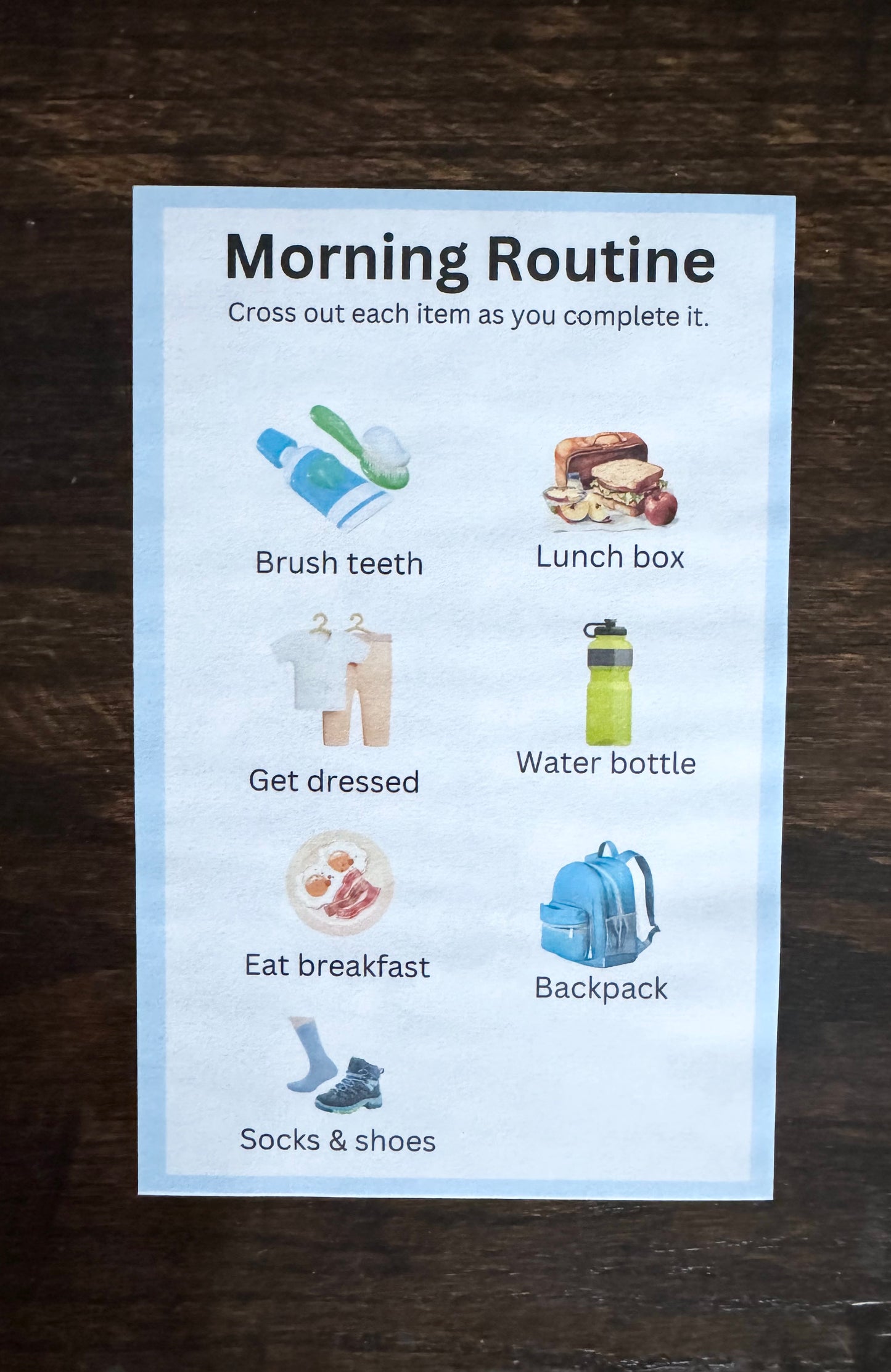 (Tools) Morning Routine