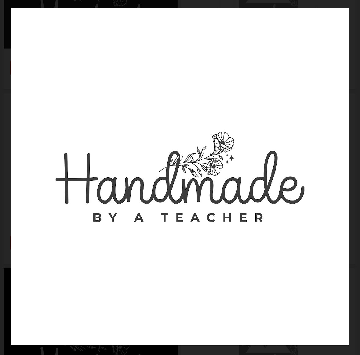 Handmade by a Teacher Gift Card