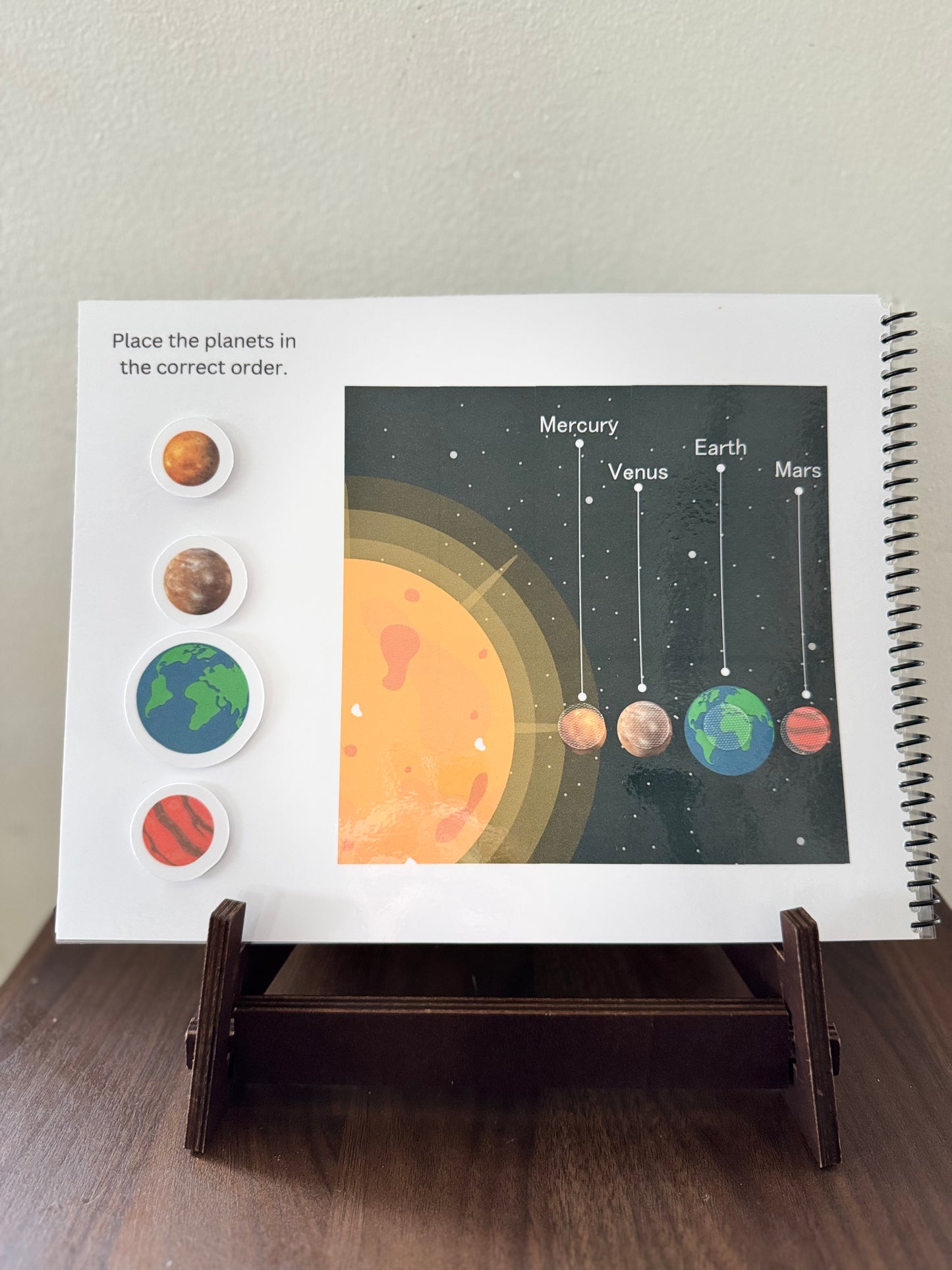Solar System Basics Montessori Busy Books (ages 1-3)